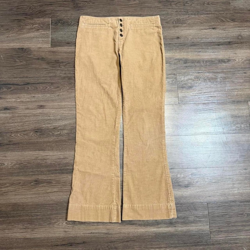 Vintage Abercrombie & Fitch corduroy flare low rise pants Size 4